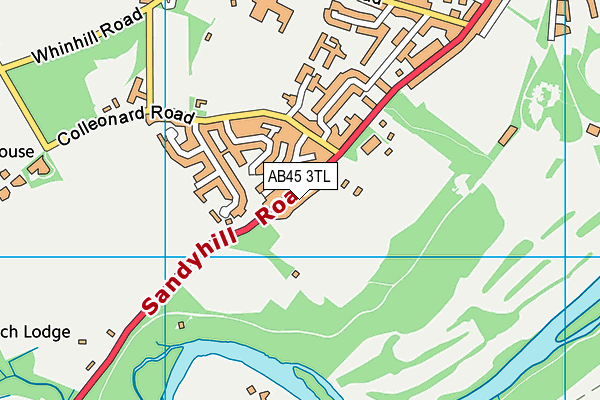 AB45 3TL map - OS VectorMap District (Ordnance Survey) AB45 3TL map - OS VectorMap District (Ordnance Survey)