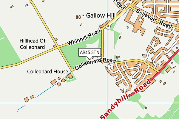 AB45 3TN map - OS VectorMap District (Ordnance Survey) AB45 3TN map - OS VectorMap District (Ordnance Survey)