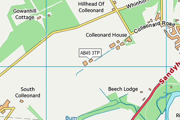 AB45 3TP map - OS VectorMap District (Ordnance Survey) AB45 3TP map - OS VectorMap District (Ordnance Survey)