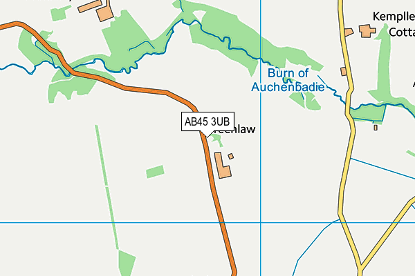 AB45 3UB map - OS VectorMap District (Ordnance Survey) AB45 3UB map - OS VectorMap District (Ordnance Survey)
