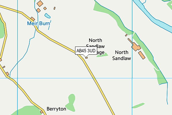 AB45 3UD map - OS VectorMap District (Ordnance Survey) AB45 3UD map - OS VectorMap District (Ordnance Survey)
