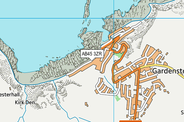 AB45 3ZR map - OS VectorMap District (Ordnance Survey) AB45 3ZR map - OS VectorMap District (Ordnance Survey)