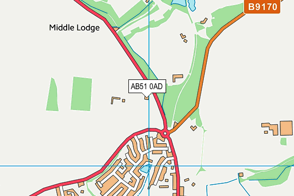 AB51 0AD map - OS VectorMap District (Ordnance Survey) AB51 0AD map - OS VectorMap District (Ordnance Survey)