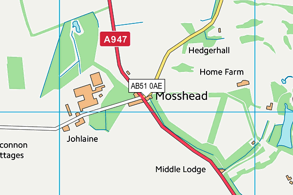 AB51 0AE map - OS VectorMap District (Ordnance Survey) AB51 0AE map - OS VectorMap District (Ordnance Survey)