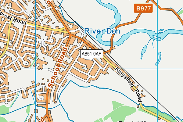 AB51 0AF map - OS VectorMap District (Ordnance Survey) AB51 0AF map - OS VectorMap District (Ordnance Survey)