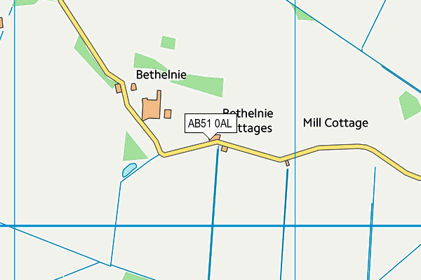 AB51 0AL map - OS VectorMap District (Ordnance Survey) AB51 0AL map - OS VectorMap District (Ordnance Survey)