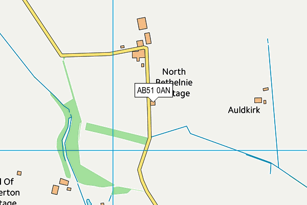 AB51 0AN map - OS VectorMap District (Ordnance Survey) AB51 0AN map - OS VectorMap District (Ordnance Survey)