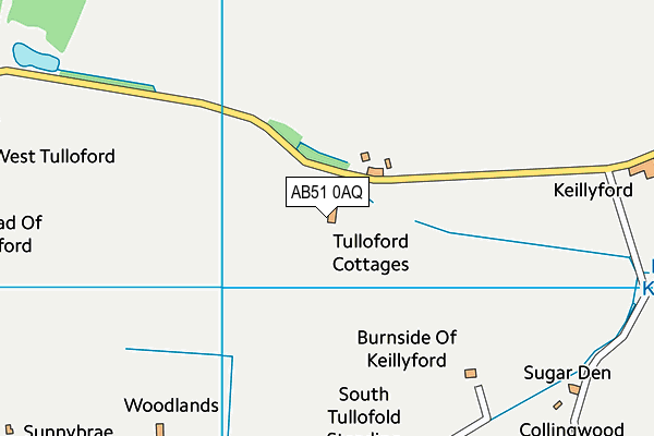 AB51 0AQ map - OS VectorMap District (Ordnance Survey) AB51 0AQ map - OS VectorMap District (Ordnance Survey)