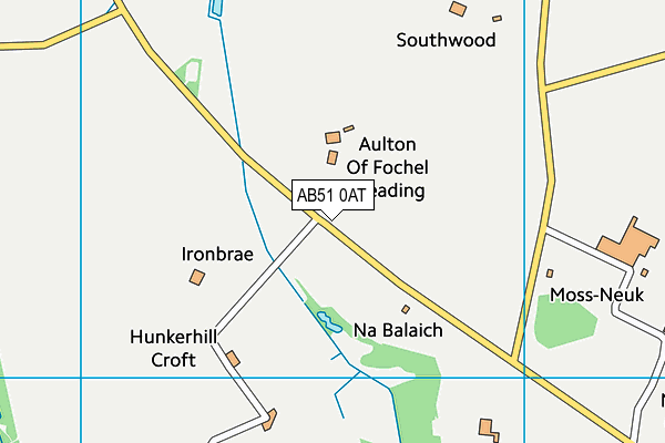 AB51 0AT map - OS VectorMap District (Ordnance Survey) AB51 0AT map - OS VectorMap District (Ordnance Survey)