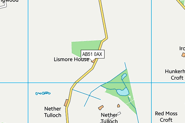 AB51 0AX map - OS VectorMap District (Ordnance Survey) AB51 0AX map - OS VectorMap District (Ordnance Survey)
