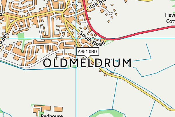AB51 0BD map - OS VectorMap District (Ordnance Survey) AB51 0BD map - OS VectorMap District (Ordnance Survey)