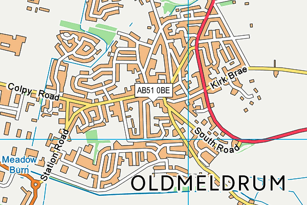 AB51 0BE map - OS VectorMap District (Ordnance Survey) AB51 0BE map - OS VectorMap District (Ordnance Survey)