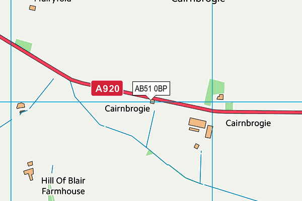 AB51 0BP map - OS VectorMap District (Ordnance Survey) AB51 0BP map - OS VectorMap District (Ordnance Survey)