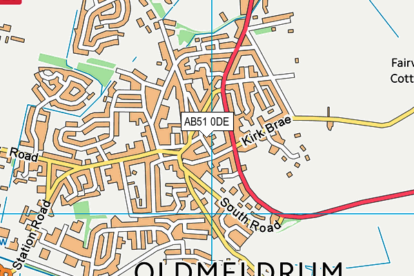 AB51 0DE map - OS VectorMap District (Ordnance Survey) AB51 0DE map - OS VectorMap District (Ordnance Survey)