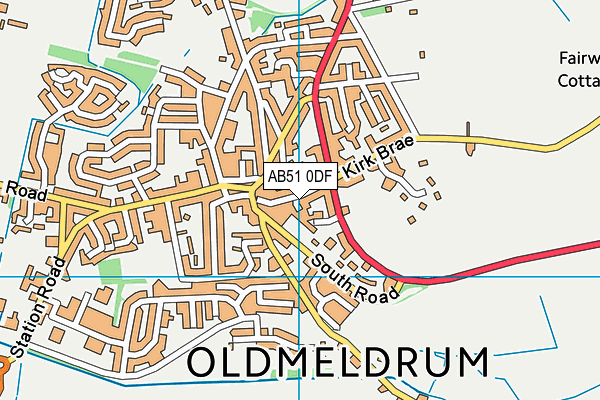 AB51 0DF map - OS VectorMap District (Ordnance Survey) AB51 0DF map - OS VectorMap District (Ordnance Survey)