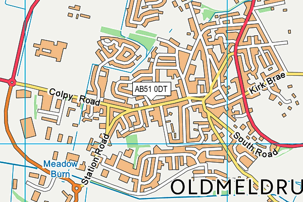 AB51 0DT map - OS VectorMap District (Ordnance Survey) AB51 0DT map - OS VectorMap District (Ordnance Survey)