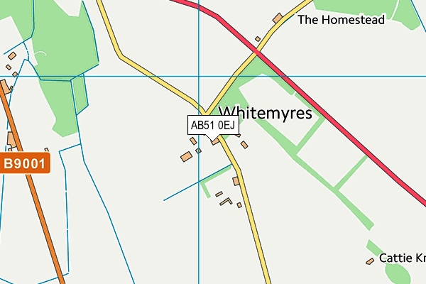 AB51 0EJ map - OS VectorMap District (Ordnance Survey) AB51 0EJ map - OS VectorMap District (Ordnance Survey)