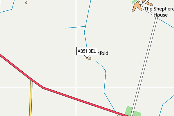 AB51 0EL map - OS VectorMap District (Ordnance Survey) AB51 0EL map - OS VectorMap District (Ordnance Survey)