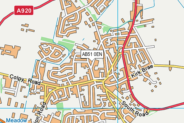 AB51 0EN map - OS VectorMap District (Ordnance Survey) AB51 0EN map - OS VectorMap District (Ordnance Survey)
