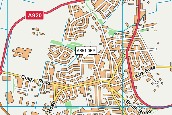 AB51 0EP map - OS VectorMap District (Ordnance Survey) AB51 0EP map - OS VectorMap District (Ordnance Survey)
