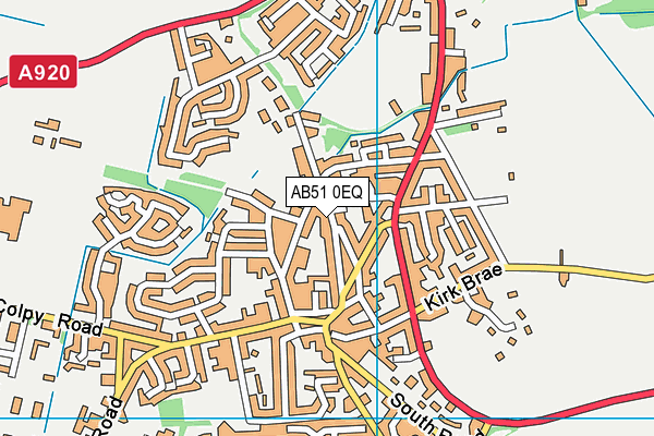 AB51 0EQ map - OS VectorMap District (Ordnance Survey) AB51 0EQ map - OS VectorMap District (Ordnance Survey)