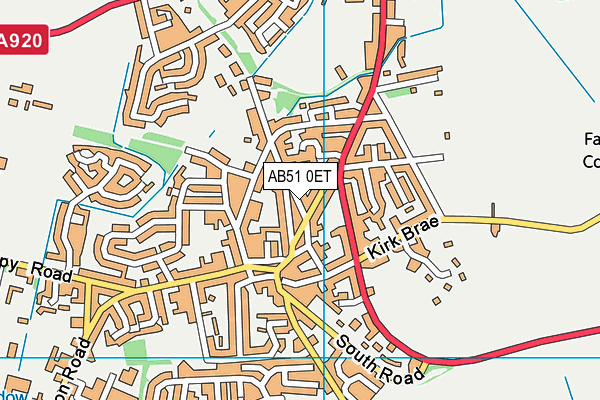 AB51 0ET map - OS VectorMap District (Ordnance Survey) AB51 0ET map - OS VectorMap District (Ordnance Survey)