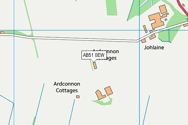 AB51 0EW map - OS VectorMap District (Ordnance Survey) AB51 0EW map - OS VectorMap District (Ordnance Survey)