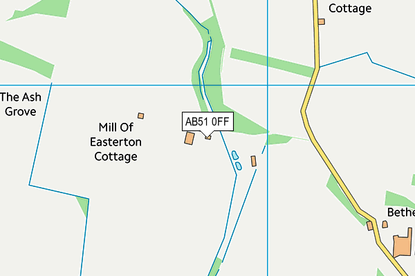 AB51 0FF map - OS VectorMap District (Ordnance Survey) AB51 0FF map - OS VectorMap District (Ordnance Survey)