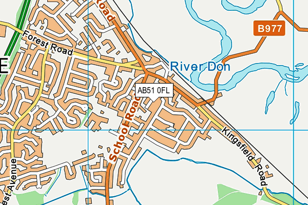 AB51 0FL map - OS VectorMap District (Ordnance Survey) AB51 0FL map - OS VectorMap District (Ordnance Survey)