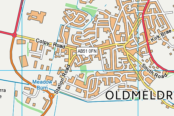 AB51 0FN map - OS VectorMap District (Ordnance Survey) AB51 0FN map - OS VectorMap District (Ordnance Survey)