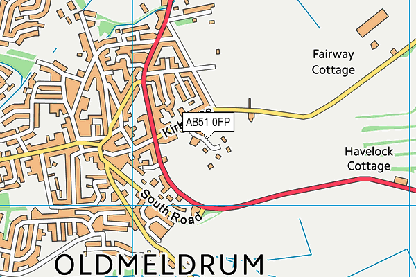 AB51 0FP map - OS VectorMap District (Ordnance Survey) AB51 0FP map - OS VectorMap District (Ordnance Survey)