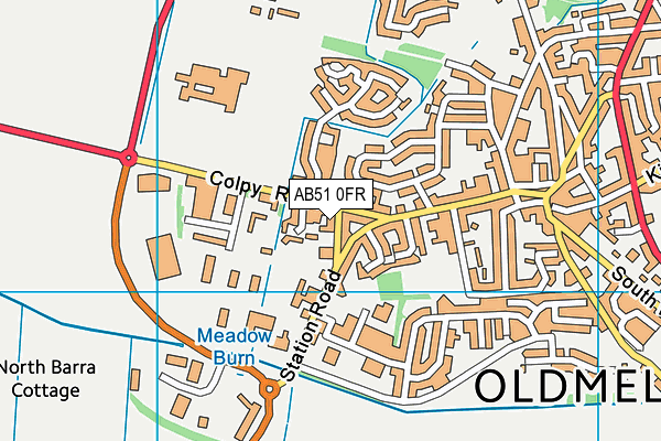 AB51 0FR map - OS VectorMap District (Ordnance Survey) AB51 0FR map - OS VectorMap District (Ordnance Survey)