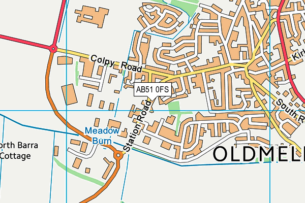 AB51 0FS map - OS VectorMap District (Ordnance Survey) AB51 0FS map - OS VectorMap District (Ordnance Survey)