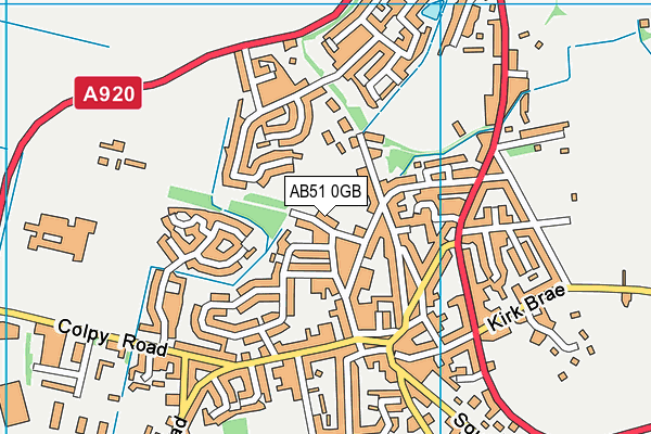 AB51 0GB map - OS VectorMap District (Ordnance Survey) AB51 0GB map - OS VectorMap District (Ordnance Survey)