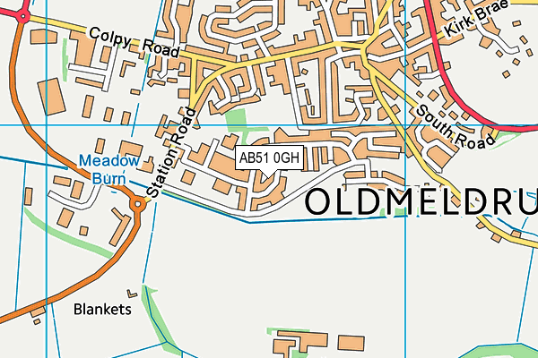 AB51 0GH map - OS VectorMap District (Ordnance Survey) AB51 0GH map - OS VectorMap District (Ordnance Survey)