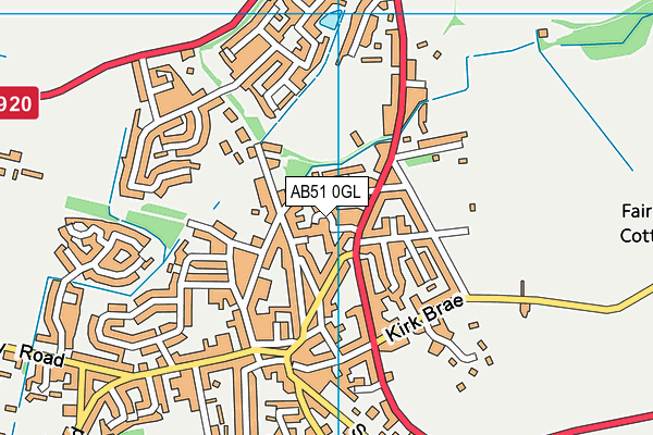 AB51 0GL map - OS VectorMap District (Ordnance Survey) AB51 0GL map - OS VectorMap District (Ordnance Survey)