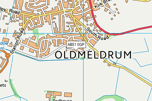 AB51 0GP map - OS VectorMap District (Ordnance Survey) AB51 0GP map - OS VectorMap District (Ordnance Survey)