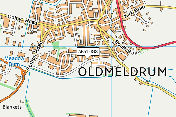 AB51 0GS map - OS VectorMap District (Ordnance Survey) AB51 0GS map - OS VectorMap District (Ordnance Survey)