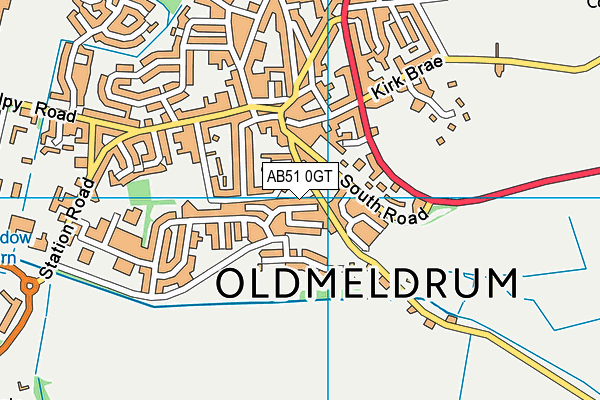 AB51 0GT map - OS VectorMap District (Ordnance Survey) AB51 0GT map - OS VectorMap District (Ordnance Survey)