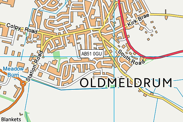 AB51 0GU map - OS VectorMap District (Ordnance Survey) AB51 0GU map - OS VectorMap District (Ordnance Survey)