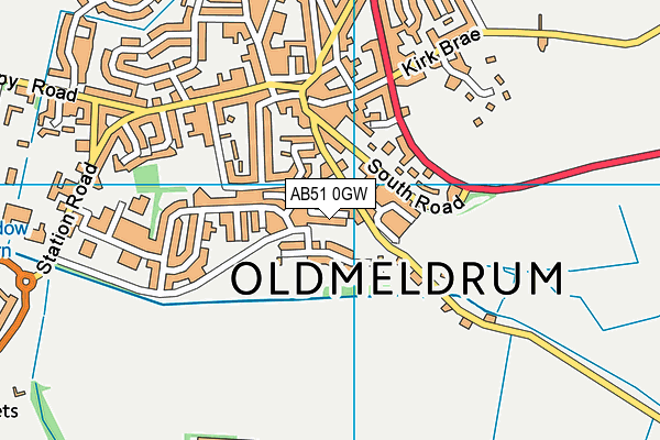 AB51 0GW map - OS VectorMap District (Ordnance Survey) AB51 0GW map - OS VectorMap District (Ordnance Survey)