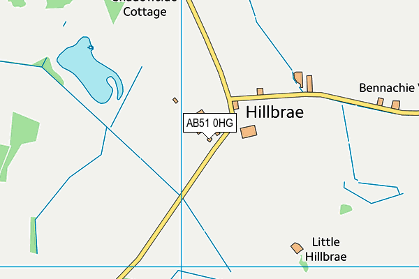 AB51 0HG map - OS VectorMap District (Ordnance Survey) AB51 0HG map - OS VectorMap District (Ordnance Survey)