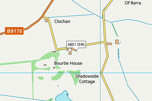 AB51 0HN map - OS VectorMap District (Ordnance Survey) AB51 0HN map - OS VectorMap District (Ordnance Survey)