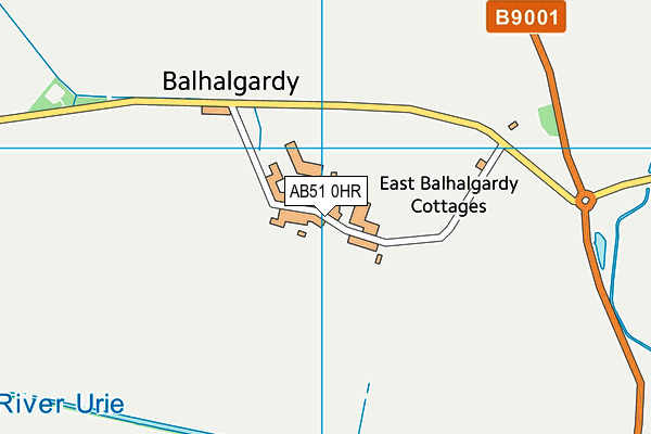 AB51 0HR map - OS VectorMap District (Ordnance Survey) AB51 0HR map - OS VectorMap District (Ordnance Survey)