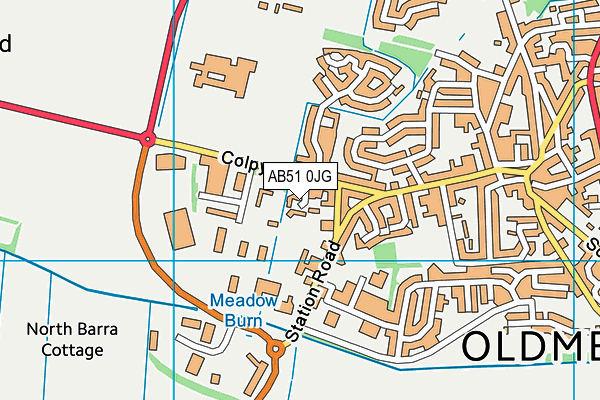AB51 0JG map - OS VectorMap District (Ordnance Survey) AB51 0JG map - OS VectorMap District (Ordnance Survey)