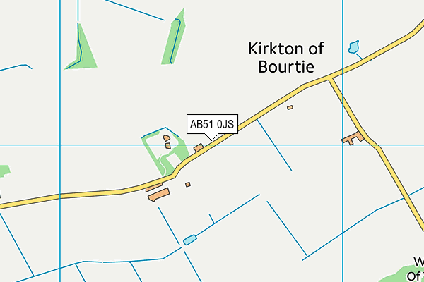 AB51 0JS map - OS VectorMap District (Ordnance Survey) AB51 0JS map - OS VectorMap District (Ordnance Survey)