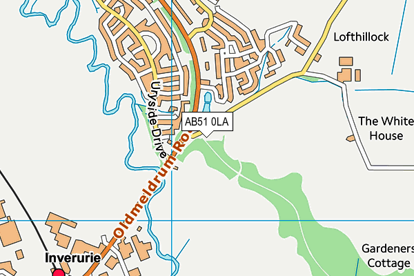 AB51 0LA map - OS VectorMap District (Ordnance Survey) AB51 0LA map - OS VectorMap District (Ordnance Survey)
