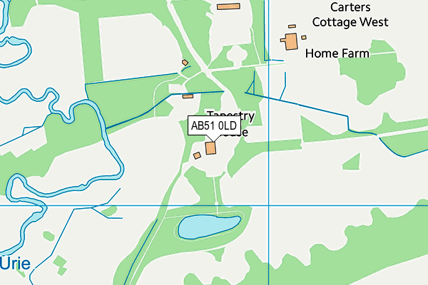 AB51 0LD map - OS VectorMap District (Ordnance Survey) AB51 0LD map - OS VectorMap District (Ordnance Survey)