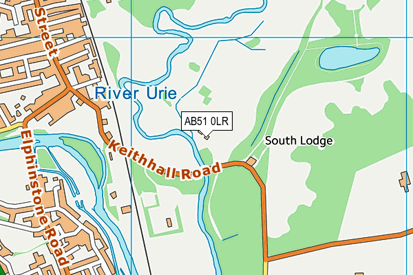 AB51 0LR map - OS VectorMap District (Ordnance Survey) AB51 0LR map - OS VectorMap District (Ordnance Survey)