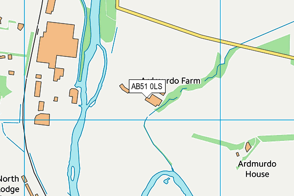 AB51 0LS map - OS VectorMap District (Ordnance Survey) AB51 0LS map - OS VectorMap District (Ordnance Survey)